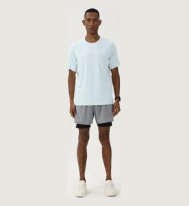 Camiseta deportiva de ocio personalizable para hombre y mujer, logotipo impreso de secado rápido para <span class=keywords><strong>Volkswagen</strong></span>, cuello recto suelto, patrón sólido - Product Image 2