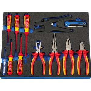 ชุดเครื่องมือ heytec M 50829-18 VDE พร้อมไส้โฟม2ส่วนประกอบ12ชิ้น - Product Image 1