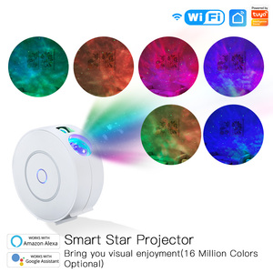 Lumière de <span class=keywords><strong>ciel</strong></span> étoilé ronde avec télécommande pour Home Cinéma Ambiance Romantique <span class=keywords><strong>Cartographie</strong></span> Tuya Wi-Fi Lampe de projection LED intelligente - Product Image 2