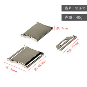 Alloy Buckle 50mm Length For Bags Durable <b>Webbing</b> Accessory - Product Image 4