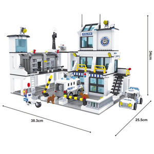 <span class=keywords><strong>2023</strong></span> nuovo assemblaggio di blocchi di costruzione giocattolo 1127 pezzi per bambini blocchi di costruzione stazione assemblare giocattolo - Product Image 6