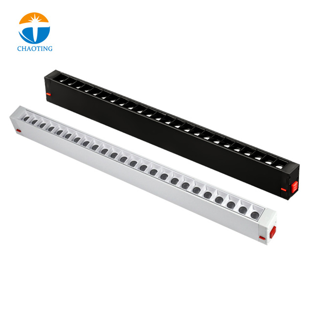 New Ceiling Rail Lighting Smart Dimmable Spotlight Commercial System Track Focus Lamp Led Magnetic Linear 18W Grille Spot Lights
