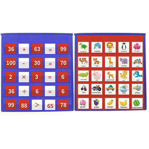 Tabla de Bolsillo Plegable de Alta Calidad Marca HOMEY para Maestros, 12x13 Pulgadas, Juguete Educativo para Fonética, Matemáticas y Jardín de Niños - Product Image 4