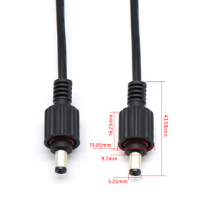 Dc Power Cord 5.5x2.1mm Ip65 Waterproof Male Female Connector For Outdoor Led <b>Lighting</b> And Electronic Devices - Product Image 1