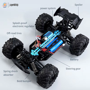SCY-16101 16102 Hyper Go 1/16 Scale 4X4 RC Monster Truck 4WD RTR Moteur à balais en carbone Voiture télécommandée 38KM/H - Product Image 5