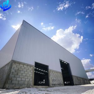 Bâtiment en acier <span class=keywords><strong>préfabriqué</strong></span> pour entrepôt, atelier, usine, avec <span class=keywords><strong>mur</strong></span> de base en maçonnerie et <span class=keywords><strong>mur</strong></span> de base en <span class=keywords><strong>béton</strong></span> - Product Image 5