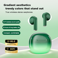 Écouteurs intra-auriculaires Gradient 5.4 étanches IP4 avec contrôle tactile, son HiFi, affichage LED de la batterie et faible consommation pour iOS, Android, Windows