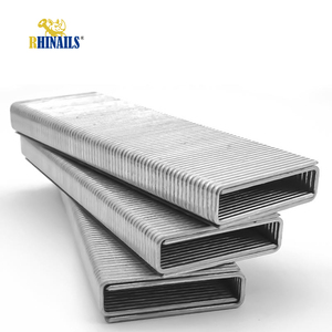 Clous à couronne étroite 18GA série 90 9016-9040 galvanisés robustes pour cloueuse pneumatique, construction, palettes, bois, acier lisse - Product Image 1