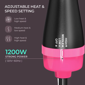 Cepillo de Aire Caliente Multifuncional Transfronterizo, Rizador, Secador de Pelo y Alisador, Accesorios para Herramientas de Salón - Product Image 3