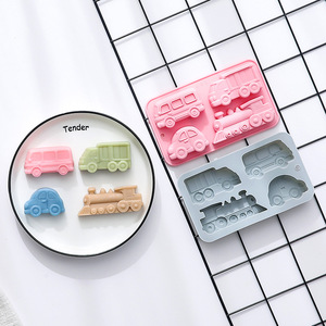 Stampo in Silicone per Veicoli e Strumenti di Trasporto, Adatto al Forno, per <span class=keywords><strong>Torte</strong></span> e Cioccolato, Stampi a Forma di Auto - Product Image 3