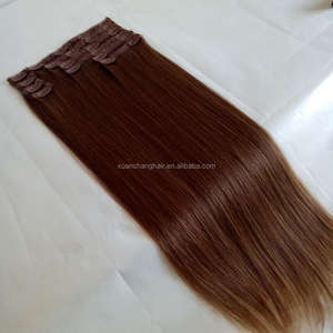 批发<span class=keywords><strong>20</strong></span>英寸160g人头马头发蕾丝夹接发 - Product Image 3