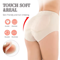 Lifting des hanches en silicone amincissant sans couture, pompes, coussinets de hanche en silicone, tapis de sous-vêtements, sous-vêtements pour femmes, culottes