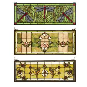 Fenêtre en verre Tiffany personnalisée fabriquée en Chine, style européen, pour salle à manger, salon, chambre, hôtel, église, hall - Product Image 1