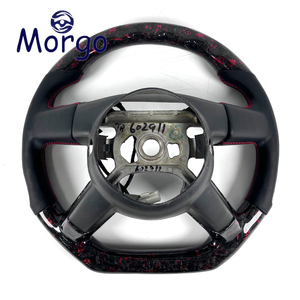 Volante Deportivo Personalizado de Fibra de Carbono Forjado Rojo para Chrysler 300 300c 300srt SRT8 Dodge Charger Challenger 2005-2008 - Product Image 6