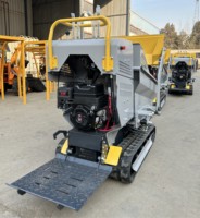 Nouvelle conception, nouvelles options de couleurs pour les mini-dumpers sur chenilles, chargeurs frontaux sur chenilles, moteur Briggs&Stratton, haute efficacité, fiables