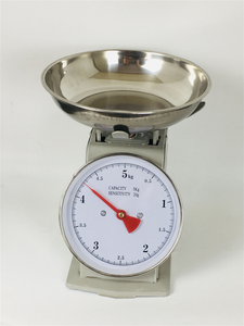 Veidt Weigh 5kg Dial <b>Scale</b> Kitchen Household Detachable <b>Mechanical</b> Table High Kilogram ZZSP-601-5kg Stainless Steel Tray - Product Image 5