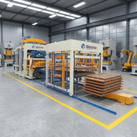 Vente directe usine : Machines de fabrication de blocs de béton entièrement automatiques QT12-15, machines à briques