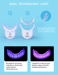 Kit de Blanchiment Dentaire Sans Fil <span class=keywords><strong>Ivismile</strong></span> OEM/ODM avec Gel, Lumière LED Rouge/Bleue en U et Marque Privée - Product Image 5