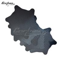 Plaque de cadre en fibre de carbone 3K haute pureté usinée CNC, légère et de haute précision
