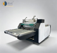 Machine de laminage semi-automatique à film aqueux, laminateur de boîtes en carton pour l'impression et l'emballage en usine