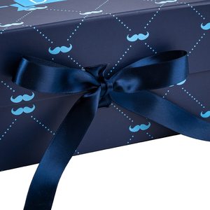 Boîte cadeau pour <span class=keywords><strong>la</strong></span> fête des pères en gros avec ruban en satin, boîte cadeau pliable avec fermeture magnétique, emballage en boîte en papier - Product Image 6
