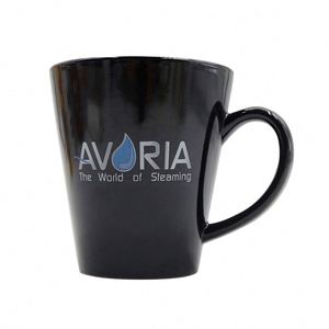 แก้วเซรามิกสีขาวน้ำตาลเรียบๆ แบบกำหนดเองจากโรงงาน สำหรับชาและกาแฟ พร้อมสติกเกอร์โลโก้พิมพ์ลายเพื่อการส่งเสริมการขาย - Product Image 4