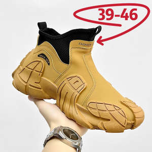 Zapatos Casuales de Suela Gruesa para Hombre, Talla Grande, a la Moda, de PU Suave y Transpirable, Zapatos Deportivos para Correr - Product Image 3