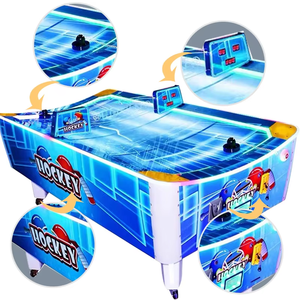 Hot Bán 2-Máy Nghe Nhạc Tốc Độ Hockey Đồng Xu Hoạt Động Nhựa & Kim Loại Trò Chơi Hội Đồng Quản Trị Giá Giải Trí Vui Chơi Giải Trí Trung Tâm Bàn Hồ Bơi Máy - Product Image 5