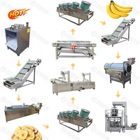 Traitement personnalisable de puces de banane faisant la ligne machine de fabrication de gaufrettes de banane machine de ligne de produit de puces de banane