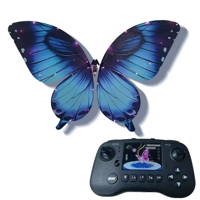 DWI Dowellin Remote Control Flying Bionic Butterfly Led butterfly Drones for Wedding Show Party Decorations