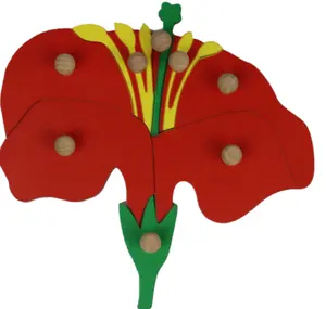 لعبة لغز ، خشبية ، ألغاز ، للأطفال, لعبة على شكل زهرة النبات ، مونتيسوري ، ألعاب خشبية ، لغز en bois ، مونتيسوري ، ألعاب أطفال ، لغز ثلاثي الأبعاد للأطفال