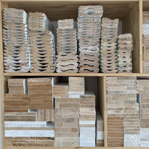 Nhà máy trực tiếp 23/32x5 1/2in gỗ thông mouldings primed FJ bề mặt trên bốn mặt s4s Hội Đồng Quản Trị - Product Image 6