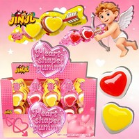 Groothandel Bestseller TikTok-geïnspireerde hartvormige fruitige gummy snoepjes 50% sapgehalte kleurrijke doosverpakking