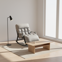 Fauteuil de relaxation ergonomique en cuir PU pour salon, appartement, balcon – Mobilier de loisirs du fabricant