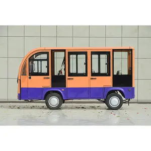 China Wholesale 5kw Ac Motor Tourist Shuttle Bus 8 Passenger Electric Sightseeing Cars For Sale