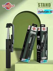 Bâton à selfie Wisdomup 1800 mm pliable avec pince magnétique pour téléphone et appareil photo - Product Image 3