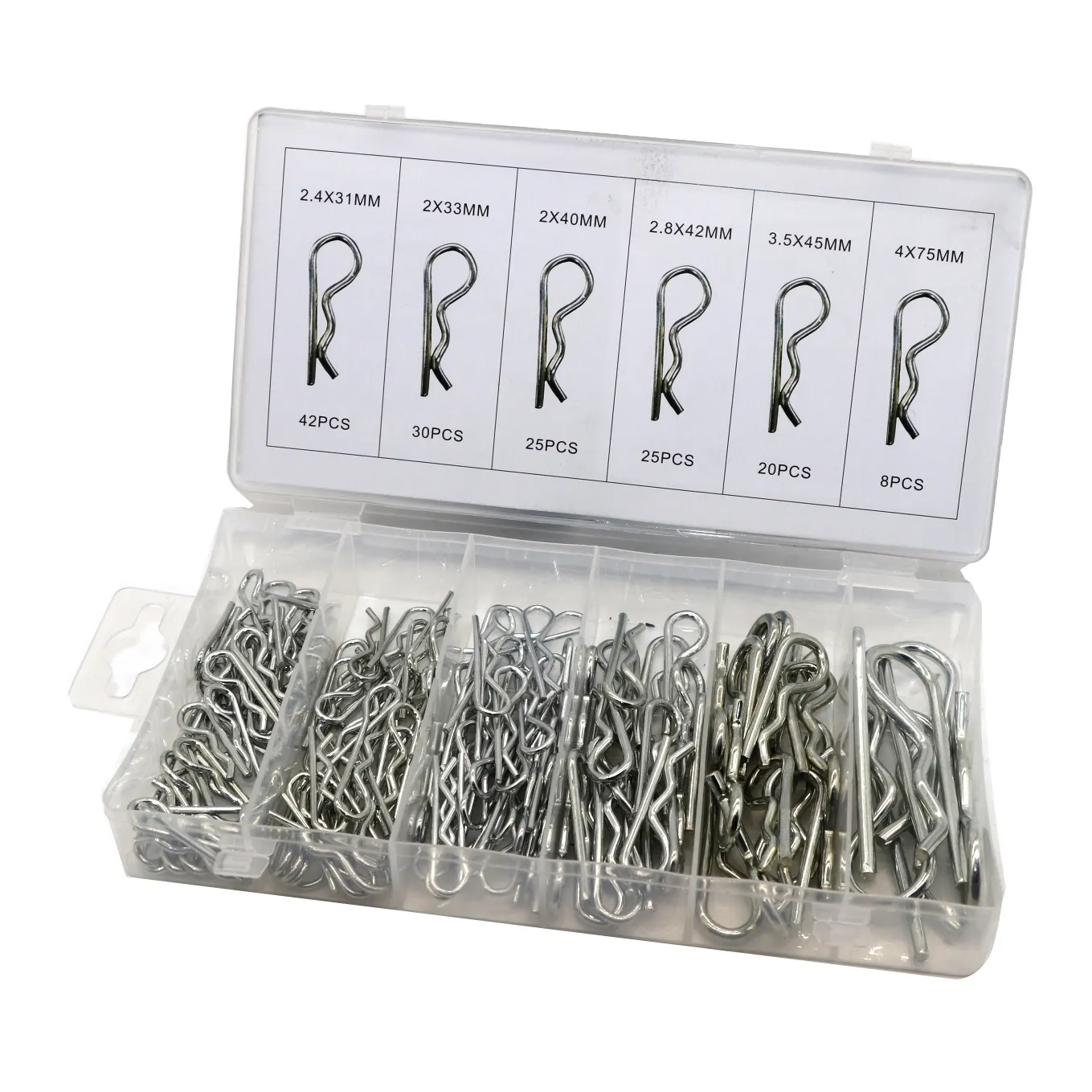 Din 11024 Single Spring Pins R type pin kit