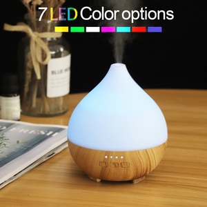 미니 홈룸 에센셜 오일 디퓨저, 자동 컬러풀 LED 테이블 램프 쿨 미스트 가습기 - Product Image 6