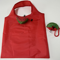 Sac de courses pliable promotionnel personnalisé en forme de pastèque, écologique, réutilisable, robuste, pour le stockage des fruits, cadeau, recyclable
