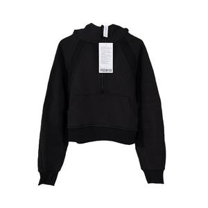 Ropa de Yoga, Sudadera Corta de Invierno para Mujer, Deportiva, con Media Cremallera, Forro Polar, para Correr al Aire Libre, de Secado Rápido - Product Image 5