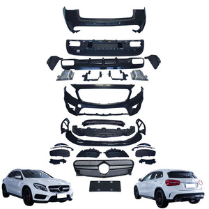 Kit carrosserie pour GLA-CLASS X156 2015-2018, mise à niveau vers GLA45 <span class=keywords><strong>AMG</strong></span>, <span class=keywords><strong>ensemble</strong></span> complet en stock - Product Image 1