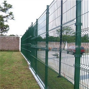 [A prova di ruggine] su misura in acciaio zincato metallo giardino recinzioni pannelli esterni rivestiti in PVC V piegatura 3d curvato recinzione in rete metallica saldata - Product Image 3