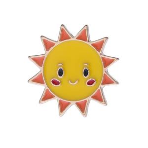 Broche de Metal con patrón cósmico, accesorios de Planeta de dibujos animados, Pin de insignia de aleación chapada para Collar, ropa, bolsa, decoración para Hada - Product Image 4