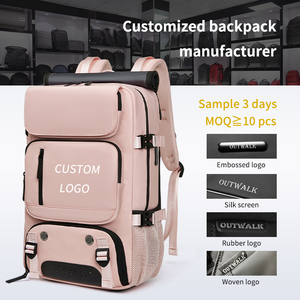 Sacs de voyage convertibles grande capacité 56L, compartiment <span class=keywords><strong>à</strong></span> chaussures indépendant, pochette pour ordinateur portable, charge USB, <span class=keywords><strong>sac</strong></span> <span class=keywords><strong>à</strong></span> <span class=keywords><strong>dos</strong></span> d'extérieur pour femmes - Product Image 1