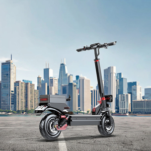 Scooter électrique pliable à deux roues en aluminium, alimenté par une batterie lithium longue portée, moteur sans balais 500 W - Product Image 2