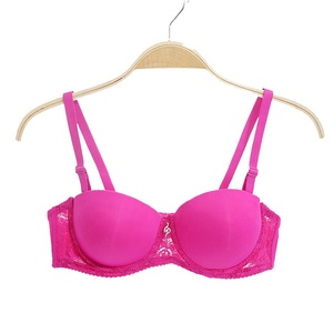 Commercio all'ingrosso di <span class=keywords><strong>Nuovo</strong></span> Arrivo Alla Moda <span class=keywords><strong>Senza</strong></span> Soluzione di Continuità <span class=keywords><strong>Ferretto</strong></span> Logo Personalizzato 1/2 Delle Donne Spinge Verso L'alto il <span class=keywords><strong>Reggiseno</strong></span> di Pizzo - Product Image 4