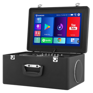 Double Woofer 4 ''Portable Home KTV Android System Audio Sound Portable Professional All-In-One Karaoke Machine avec lecteur 15.1'' - Product Image 1