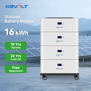 Batterie Lifepo4 empilée KEVOLT 48V, batterie lithium-ion 16kWh, batterie de stockage solaire pour système solaire - Product Image 1