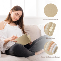 Handgefertigte Schutzhülle Personalisierte Beige Polyester Bedruckte Modische Maßgefertigte Dokumentenhülle Mutterpasshülle mit Schlüsselringen