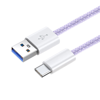 Kabel Pengisian Daya Cepat 120W PD 3A C ke C, Kabel Daya USB C, Kabel Data Sinkronisasi 480MBPS, Kawat Tembaga, Tipe C, Pengisi Daya Cepat Android
